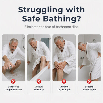 Adjustable Non-Slip Bathtub Seat Board