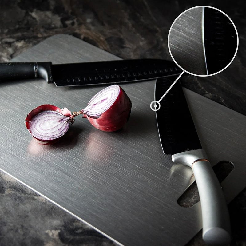 Antibacterial Stainless Steel Cutting Board