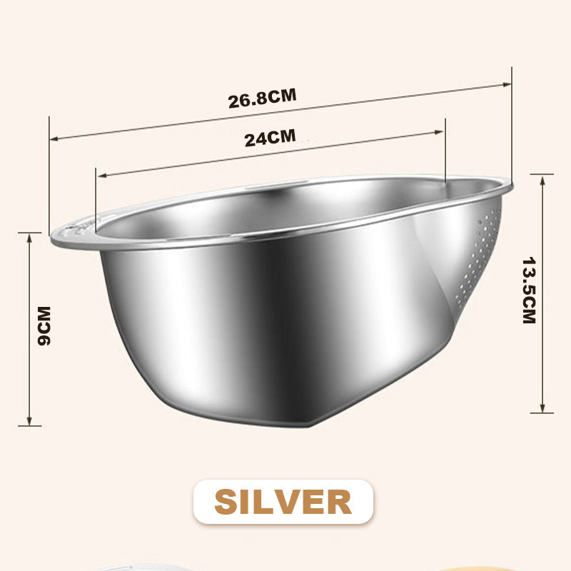 📢📢50% OFF !! ⏰Stainless Steel Rice Strainer Bowl