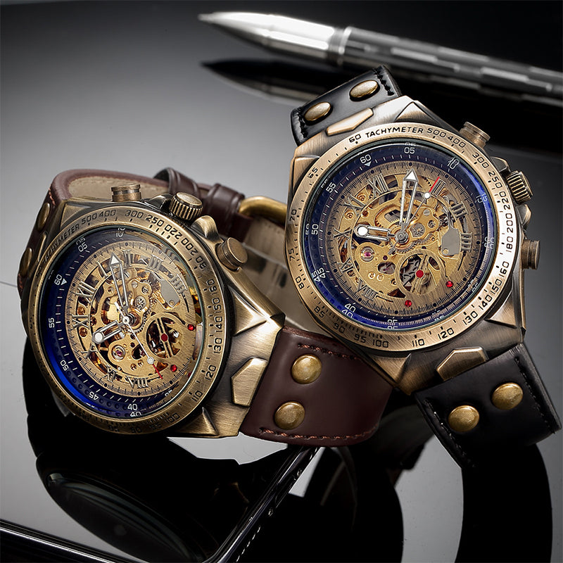 ⌚ Retro Men's Mechanical Watch 🎭