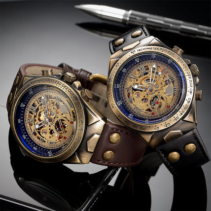 ⌚ Retro Men's Mechanical Watch 🎭