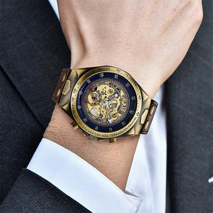 ⌚ Retro Men's Mechanical Watch 🎭