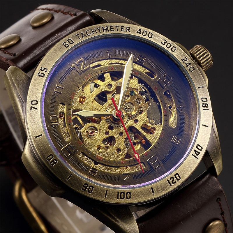 ⌚ Retro Men's Mechanical Watch 🎭