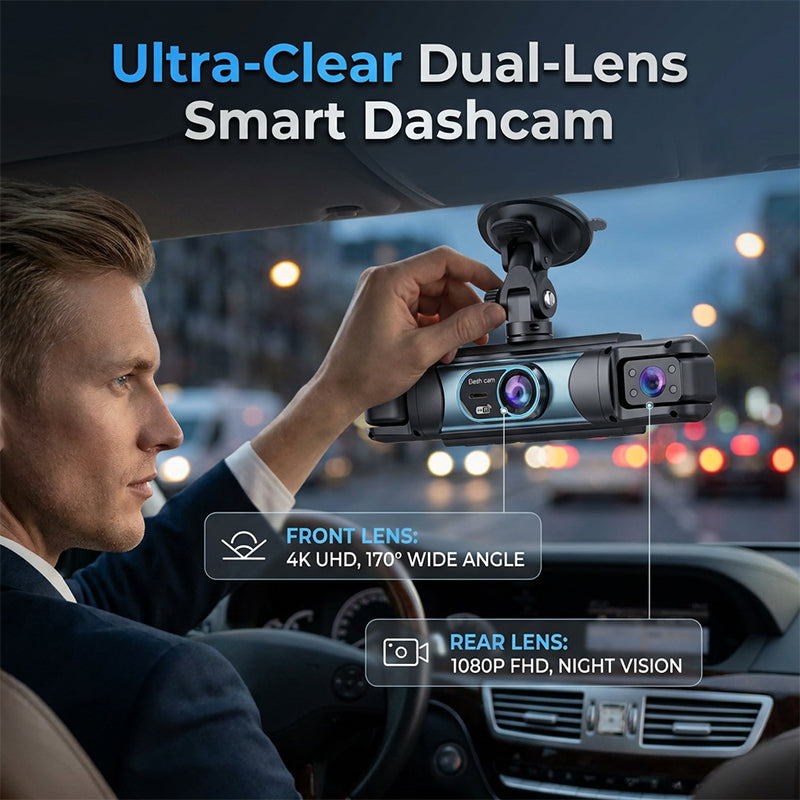 1080P Full HD Multi-Lens WiFi Car Dashcam
