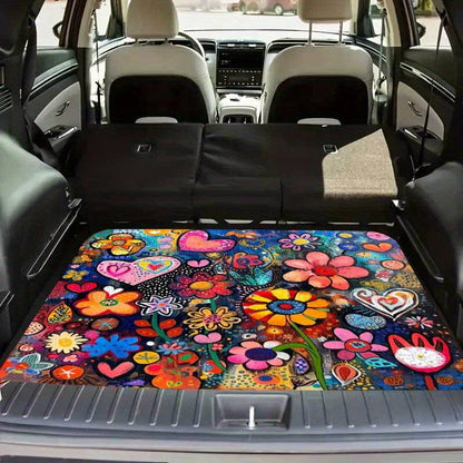 🚗 LIMITED‑TIME 50% OFF! 💣 Universal Car Trunk Mat with Non‑Slip Backing – Velvet Surface, Wear‑Resistant ✨