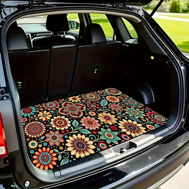 🚗 LIMITED‑TIME 50% OFF! 💣 Universal Car Trunk Mat with Non‑Slip Backing – Velvet Surface, Wear‑Resistant ✨