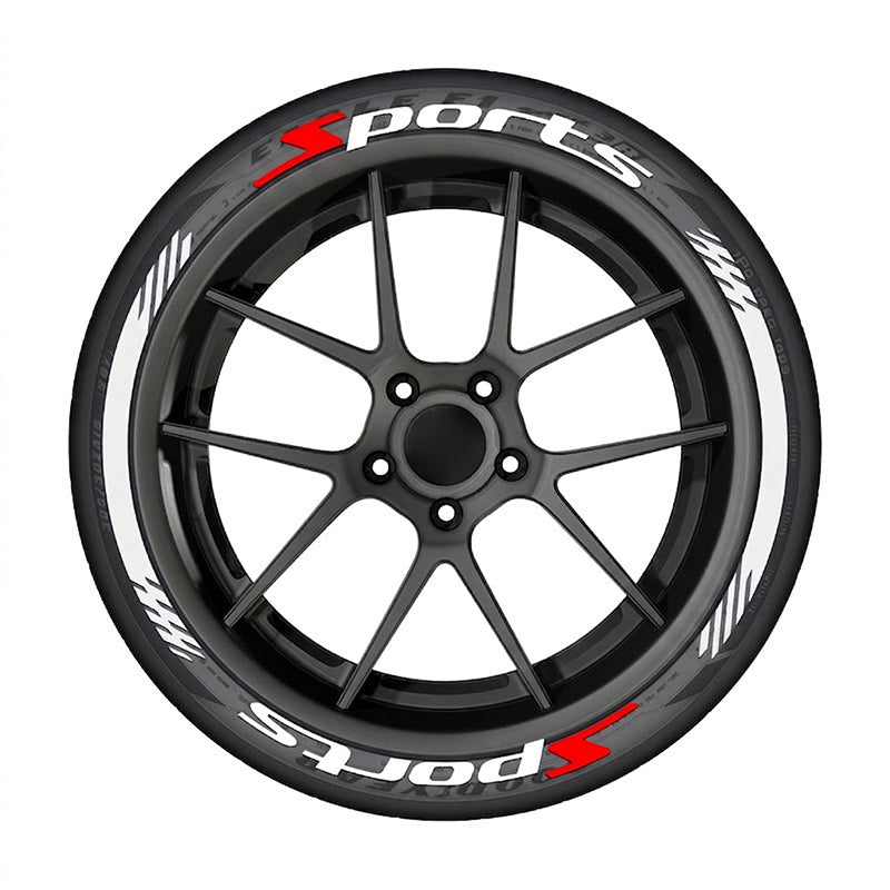 📢📢50% OFF !! ⏰Universal Sports Tire Sidewall Letter Stickers