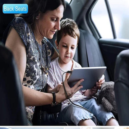 3 In 1 Retractable Cord Car Charger
