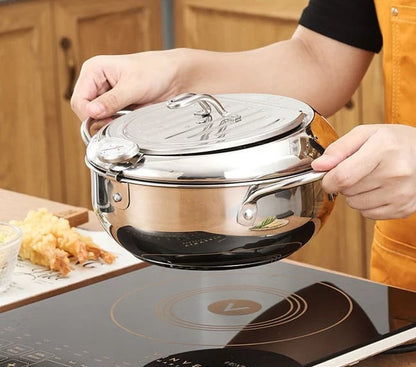 🔥Last Day Sale 50%🔥Stainless Steel Deep Fryer, Free Shipping Worldwide
