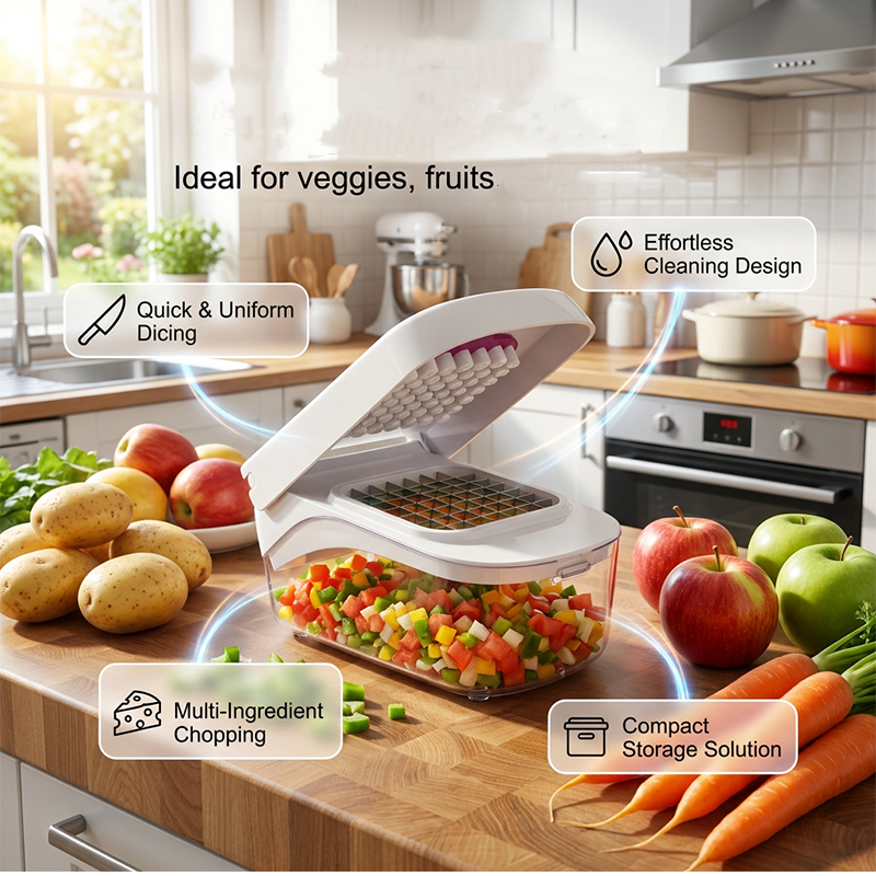 Multi-Function Manual Vegetable Chopper & Dicer