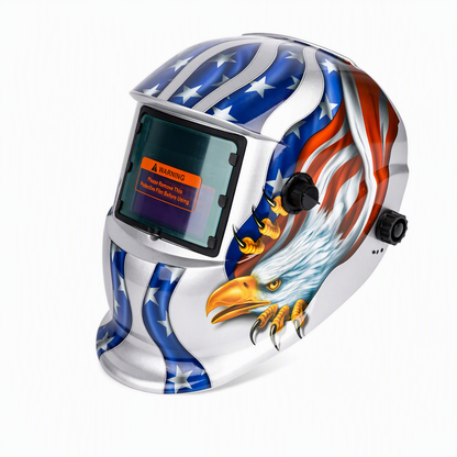 Solar Powered Auto Darkening Welding Helmet Protective Mask for TIG MIG Welding