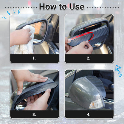 🌧️ LIMITED-TIME 50% OFF 🚗 Car Side Mirror Rain Guards — Clear Visibility in Rain, Sleek Design
