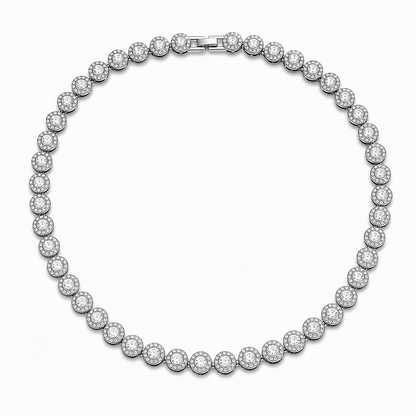 🔥 LIMITED‑TIME 50% OFF! ✨ Men’s Hip Hop Round Rhinestone Necklace – Sparkly, Comfortable, Street‑Ready ✨