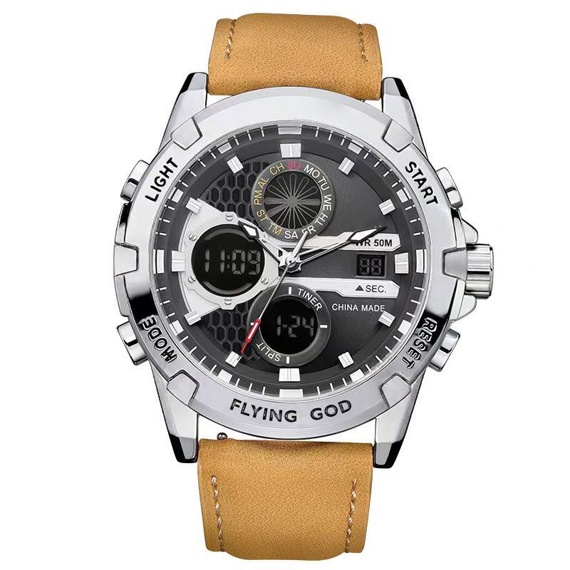 Men's Business Casual Multi-Functional Waterproof Outdoor Sports Watch