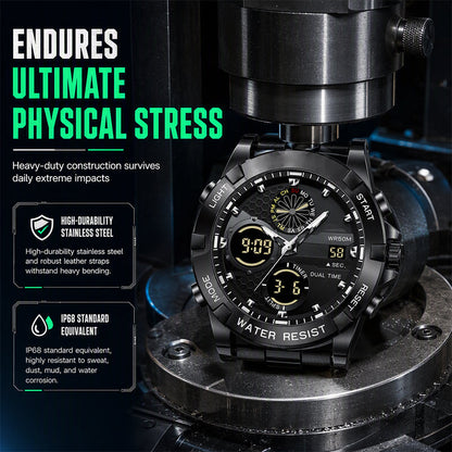 Men's Business Casual Multi-Functional Waterproof Outdoor Sports Watch