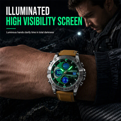 Men's Business Casual Multi-Functional Waterproof Outdoor Sports Watch