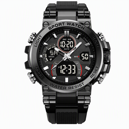 Tactical Style 50M Waterproof Multifunctional Digital Sports Watch