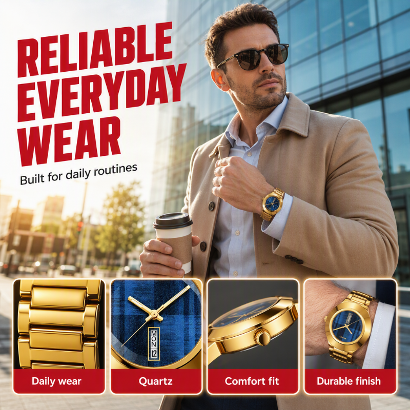 Men's Retro Classic Quartz Watch