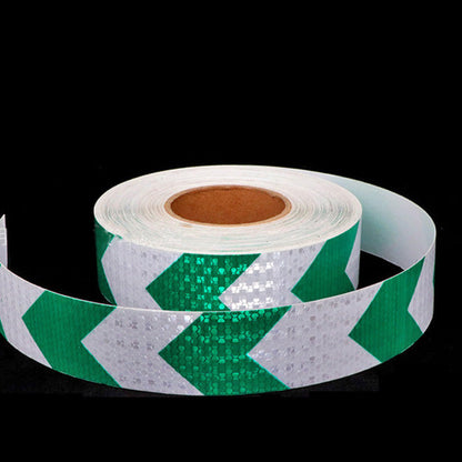 🔦 High-Visibility Arrow Reflective Tape – 5m Waterproof Self-Adhesive Safety Strip with Prismatic Reflectivity