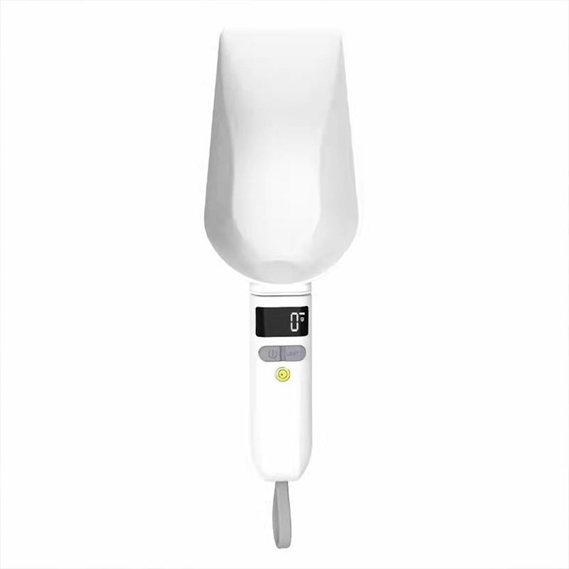 Rechargeable Pet Food Measuring Scoop with LCD Display