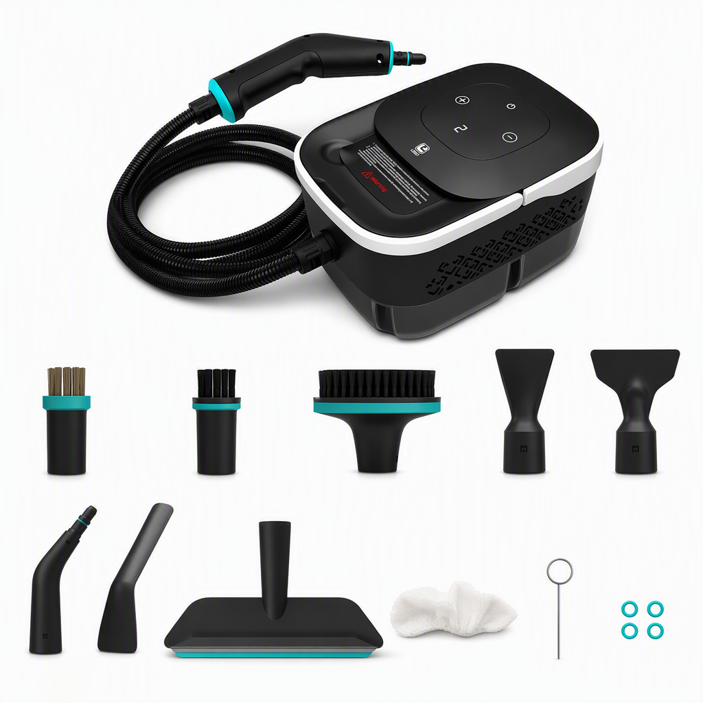 Multifunctional High Temperature High Pressure Steam Cleaner with Digital Display for Household Kitchen Cleaning