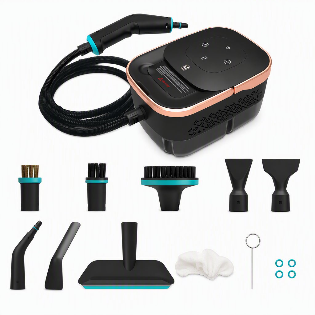 Multifunctional High Temperature High Pressure Steam Cleaner with Digital Display for Household Kitchen Cleaning