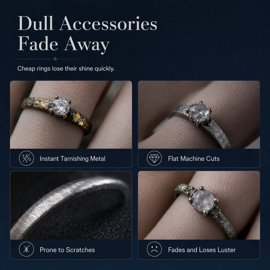 Women's Fashion Micro Pave Zircon Ring with Imitation Gemstone for Engagement and Couples