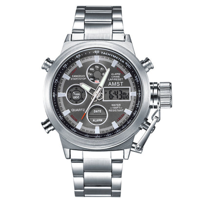 Men's Retro Digital Quartz Sports Watch
