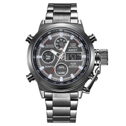 Men's Retro Digital Quartz Sports Watch