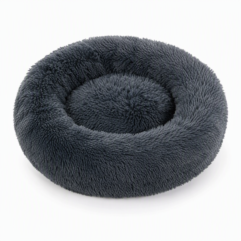 Round Cozy Plush Pet Nest