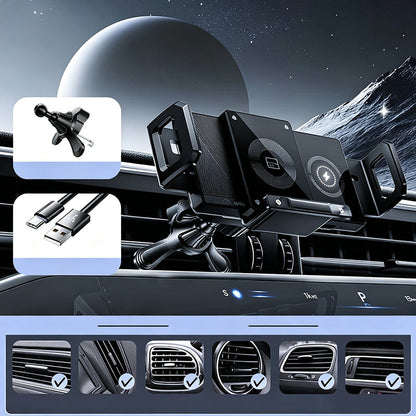 📢📢50% OFF !! ⏰Foldable Car Wireless Charger Mount