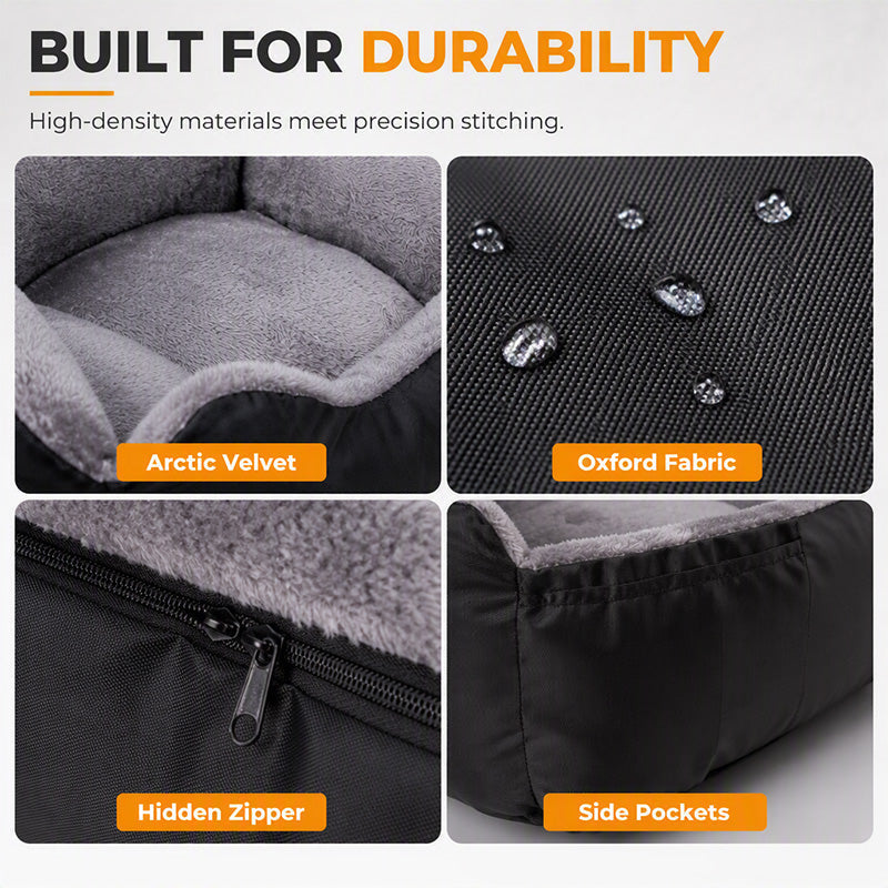 ⏳Time-Limited Special⏰Car Pet Booster Seat – Half-enclosed & travel-safe ✨