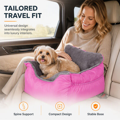 ⏳Time-Limited Special⏰Car Pet Booster Seat – Half-enclosed & travel-safe ✨