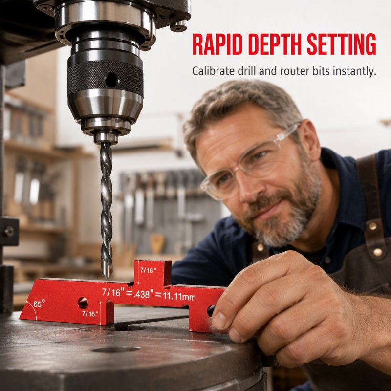📐 50% OFF NOW! 🛠️ Aluminum Setup Blocks – Laser-Etched, Anodized & Precise – For Table Saws, Router Tables & Drill Presses 🔧