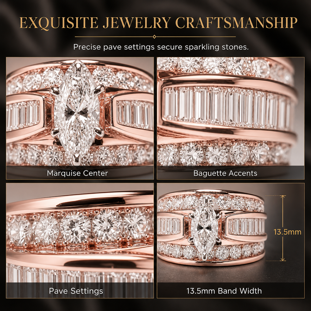Plated Cubic Zirconia Engagement Ring Fashion Jewelry
