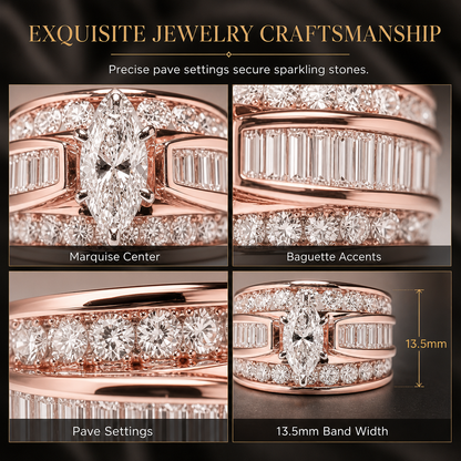 Plated Cubic Zirconia Engagement Ring Fashion Jewelry