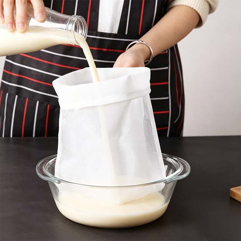 ⏳Time-Limited Special⏰High-Density Reusable Food Strainer Bag – Fine Mesh, Durable, Drawstring 🧺