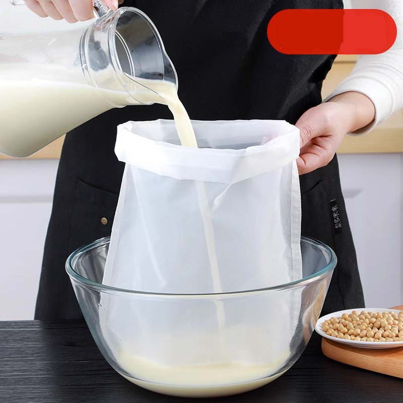 ⏳Time-Limited Special⏰High-Density Reusable Food Strainer Bag – Fine Mesh, Durable, Drawstring 🧺