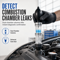 Combustion Chamber Leak Detector Kit and Leakage Tester Diagnostic Tool Set with Storage Bag