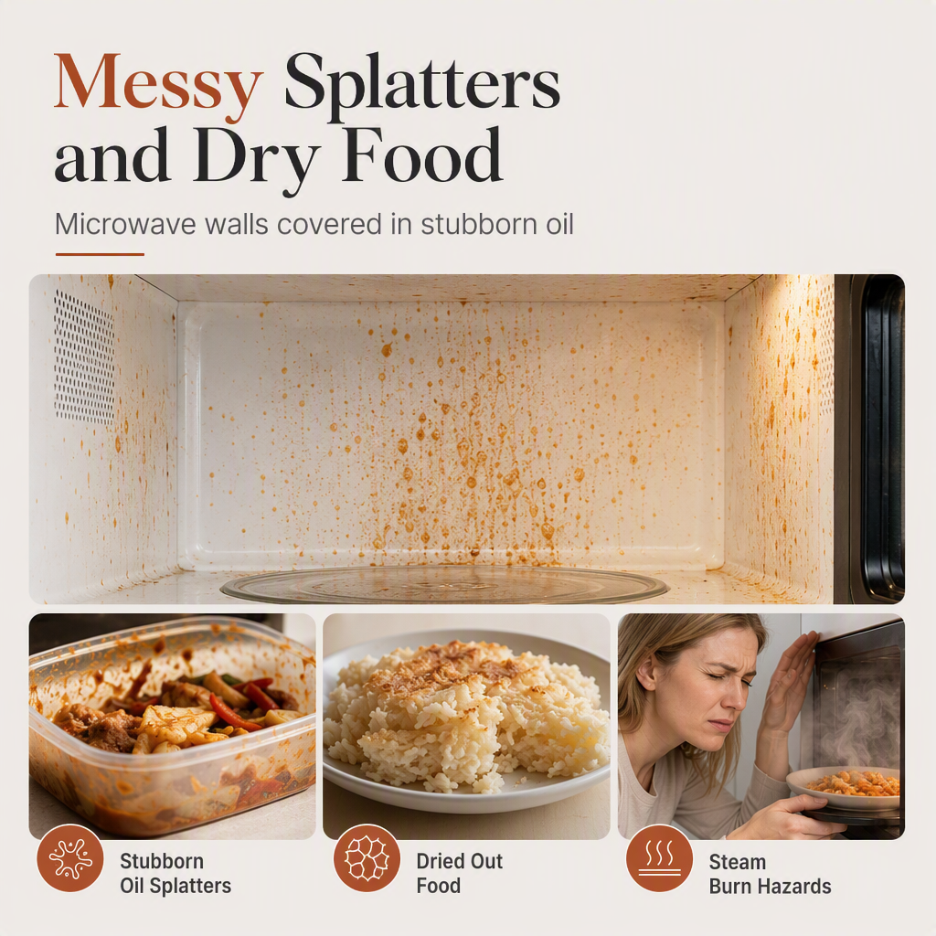 Multi-Layer Stackable Microwave Food Cover