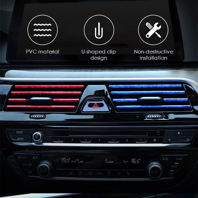⏳Limited-time 50% off⏰Car Vent Decorative Strip (10 Pcs) 🚗🍃✨