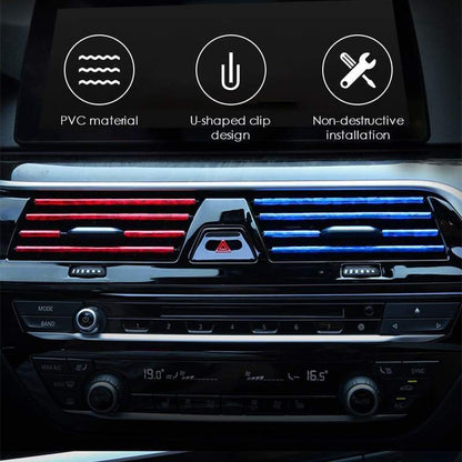 ⏳Limited-time 50% off⏰Car Vent Decorative Strip (10 Pcs) 🚗🍃✨