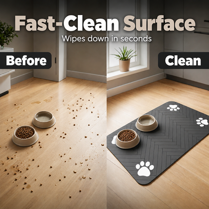🐶 LIMITED‑TIME 50% OFF! 🍽️ Easy-Clean Pet Feeding Mat – Splash-Proof Diatom Mud Surface, Textured Anti-Slip Grip & Floor-Friendly Design – Keep Feeding Areas Neat in Seconds 🧽