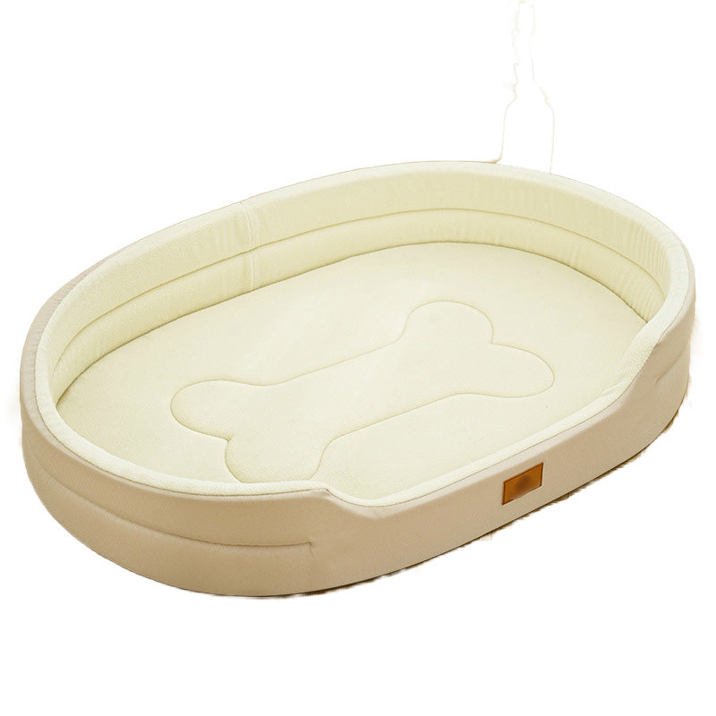 Cozy Reversible Cushion Pet Bed for All Seasons