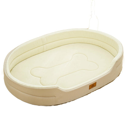 Cozy Reversible Cushion Pet Bed for All Seasons