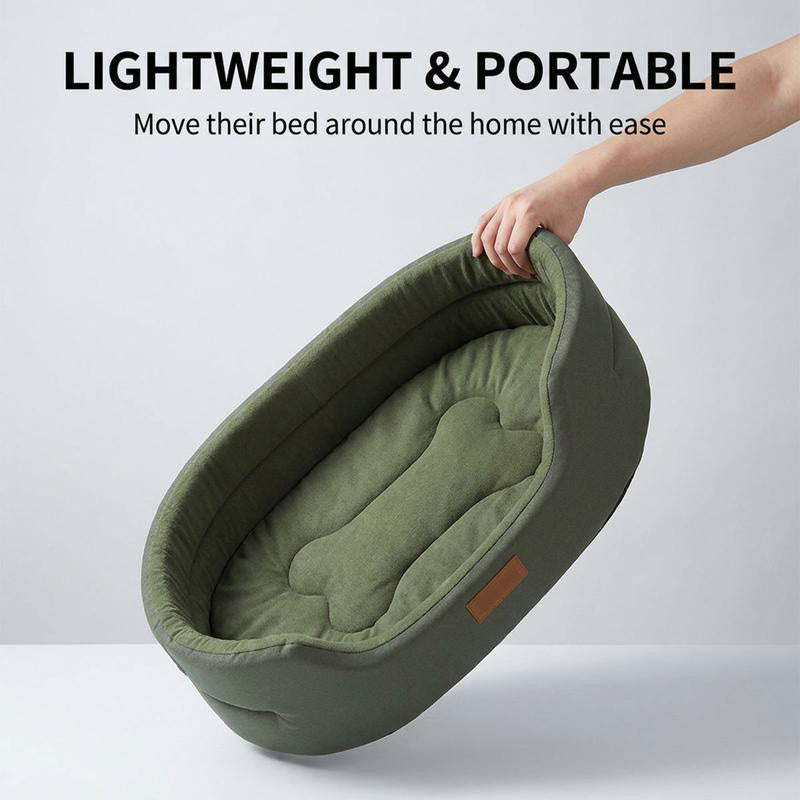 Cozy Reversible Cushion Pet Bed for All Seasons