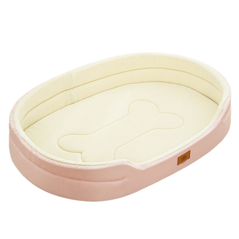 Cozy Reversible Cushion Pet Bed for All Seasons