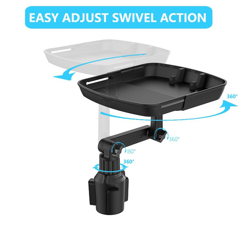 360° Rotating Car Food Tray & Phone Holder