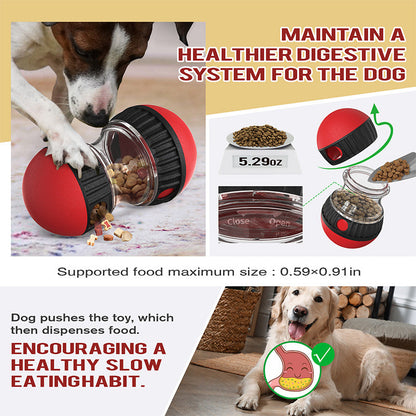 Durable Dog Interactive Toys Food Dispensing Treat Dispenser