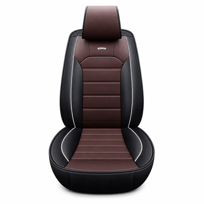 ⏳Time-Limited Special⏰Full-Coverage Leather Car Seat Covers – All-Season Protection, 5D Surround & Safety Split Seams – Universal Fit 🛡️